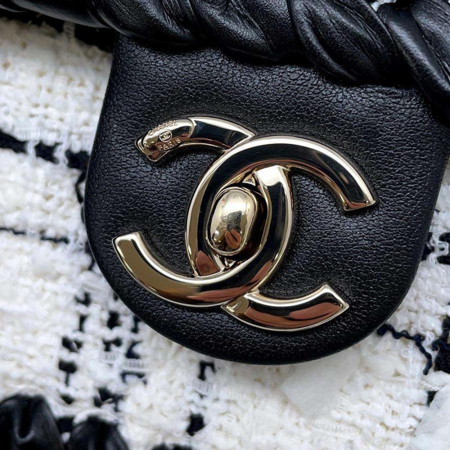 シャネル チェーンショルダーバッグ ツイード ココマーク CHANEL