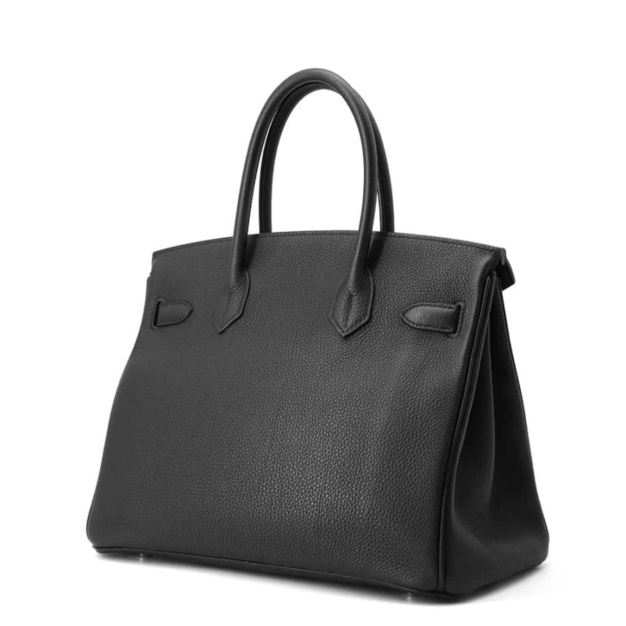 エルメス バーキン30 ブラック/シルバー金具 トゴ Z刻印 HERMES Birkin