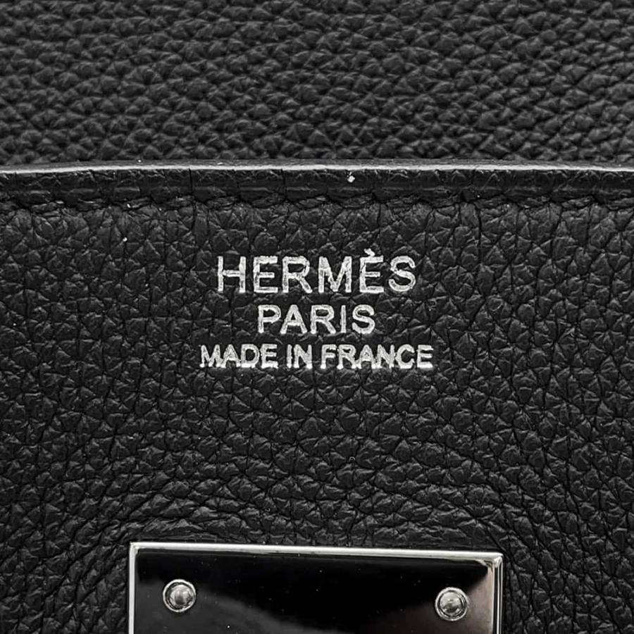 エルメス バーキン30 ブラック/シルバー金具 トゴ Z刻印 HERMES Birkin