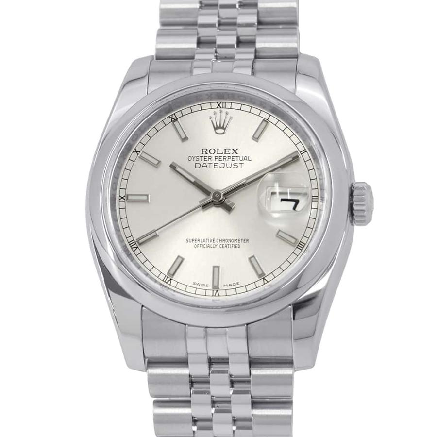 ロレックス デイトジャスト36 V番 116200 ROLEX 腕時計 シルバー文字盤 ロレックス デイトジャスト36 116200 ROLEX 腕時計 シルバー文字盤