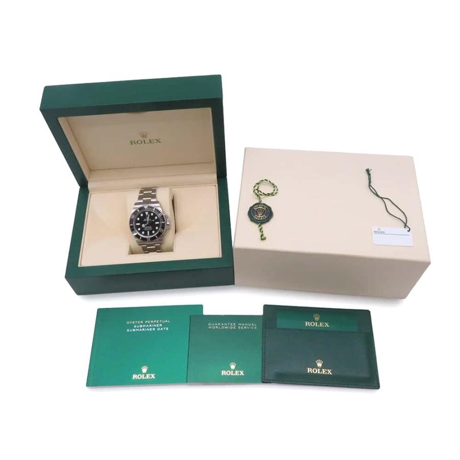 ロレックス サブマリーナ ノンデイト ランダムシリアル ルーレット 124060 ROLEX 腕時計 ウォッチ 黒文字盤 ロレックス サブマリーナ ノンデイト ランダムシリアル ルーレット
