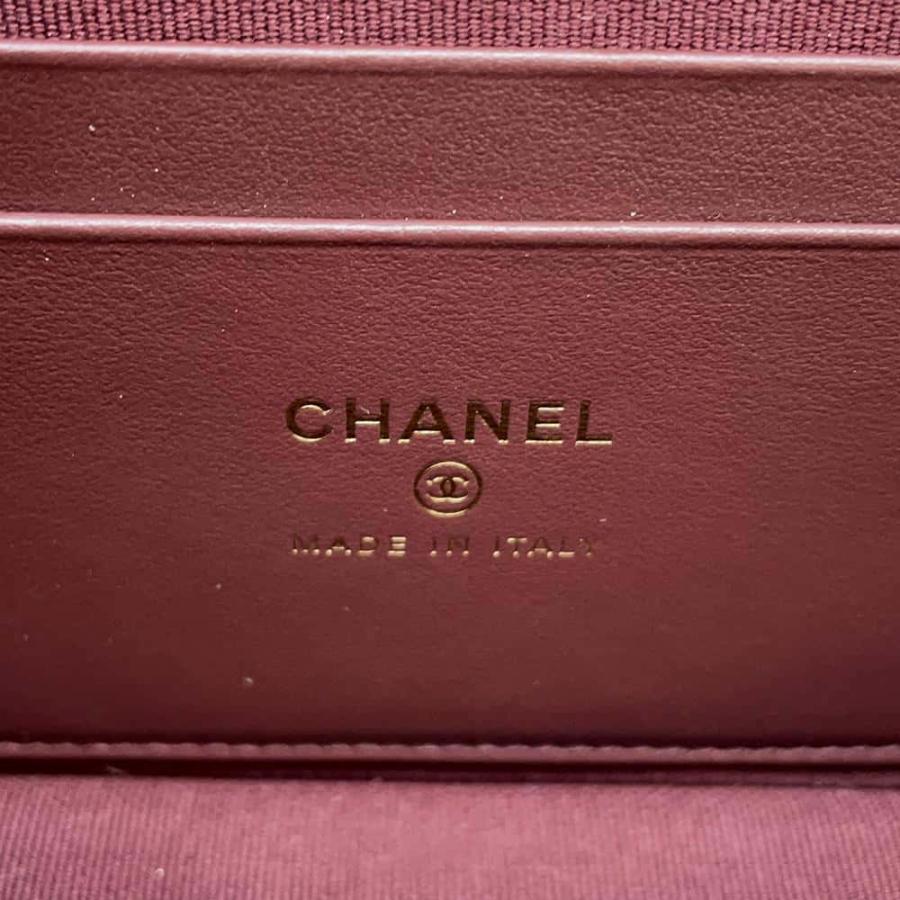シャネル 新品同様 AP4385 キャビアスキン ロングヴァニティ 2WAYチェーン CHANEL - シャネル 新品同様 AP4385 キャビアスキン ロングヴァニティ