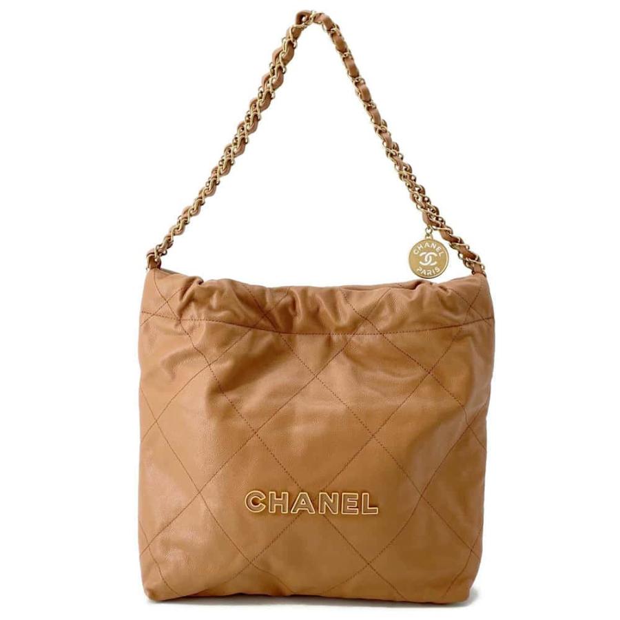 シャネル ハンドバッグ CHANEL 22 マトラッセ スモール ソフトキャビア