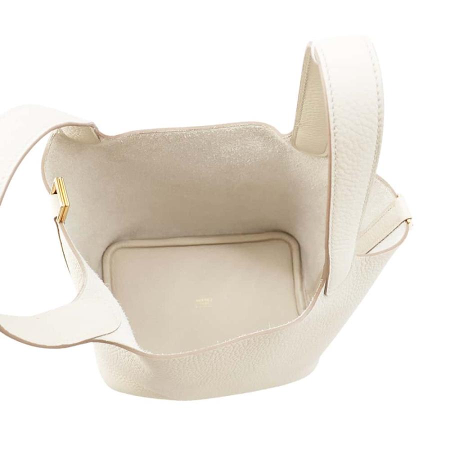 エルメス ハンドバッグ ピコタンロックPM ベトン/ゴールド金具