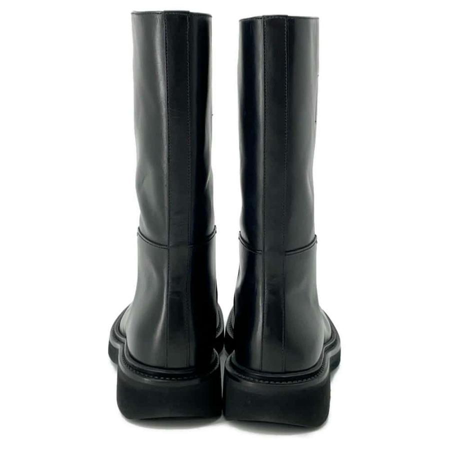 プラダ ロングブーツ レザー メンズサイズ7 2WG014 PRADA 靴 黒 【安心