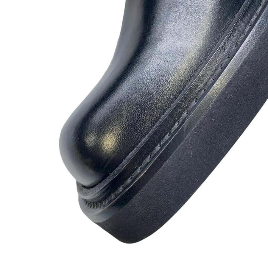プラダ ロングブーツ レザー メンズサイズ7 2WG014 PRADA 靴 黒 【安心
