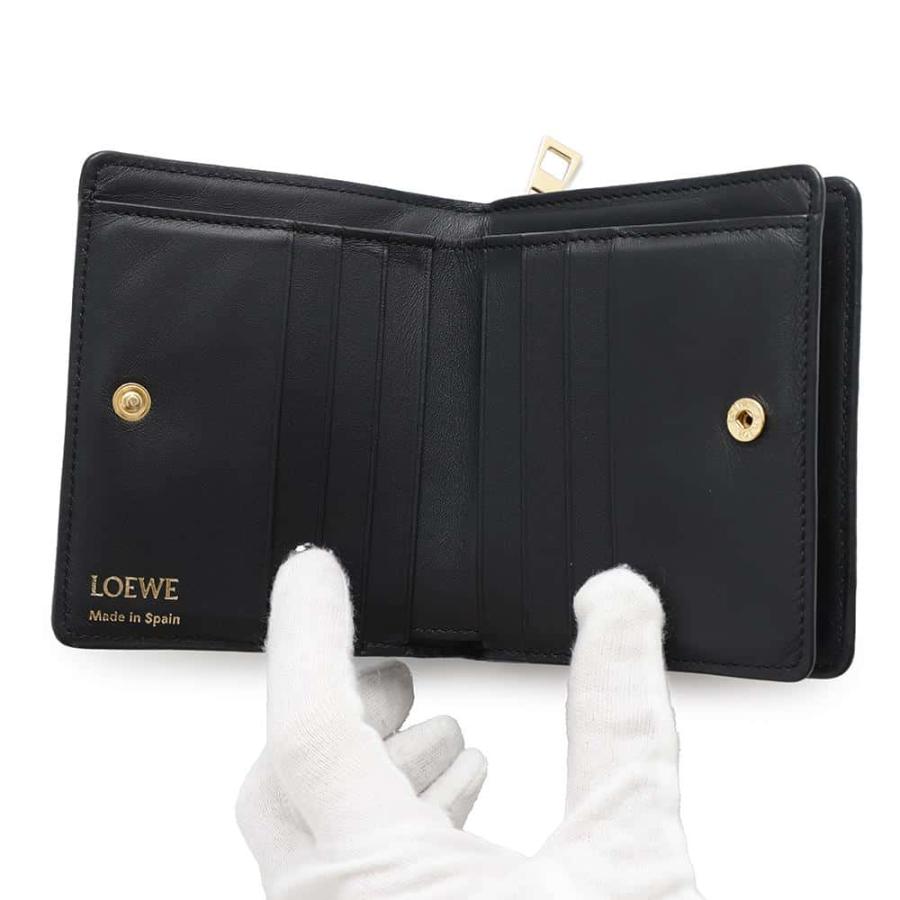 ロエベ 二つ折り財布 リピート コンパクト ジップウォレット