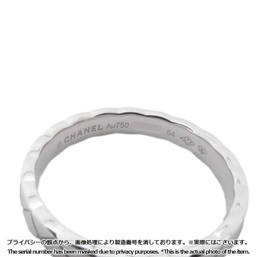 シャネル リング ココクラッシュ ミニモデル K18WGホワイトゴールド