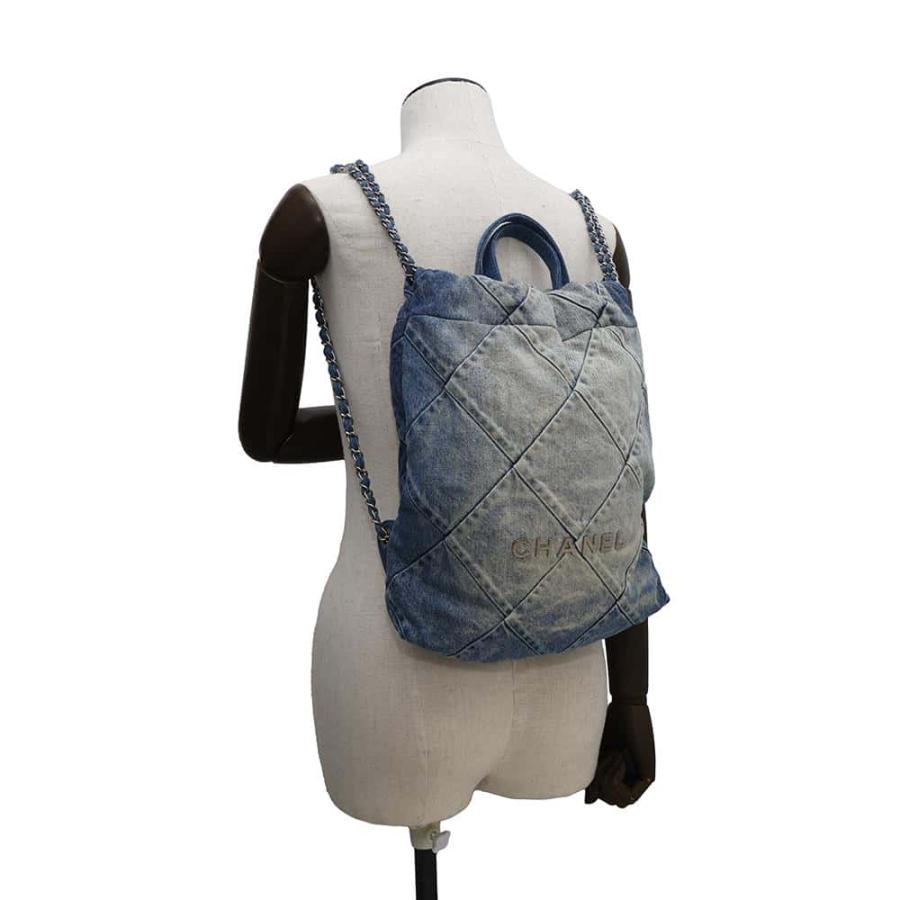 シャネル リュック シャネル22 デニム AS3859 CHANEL バッグ バック  