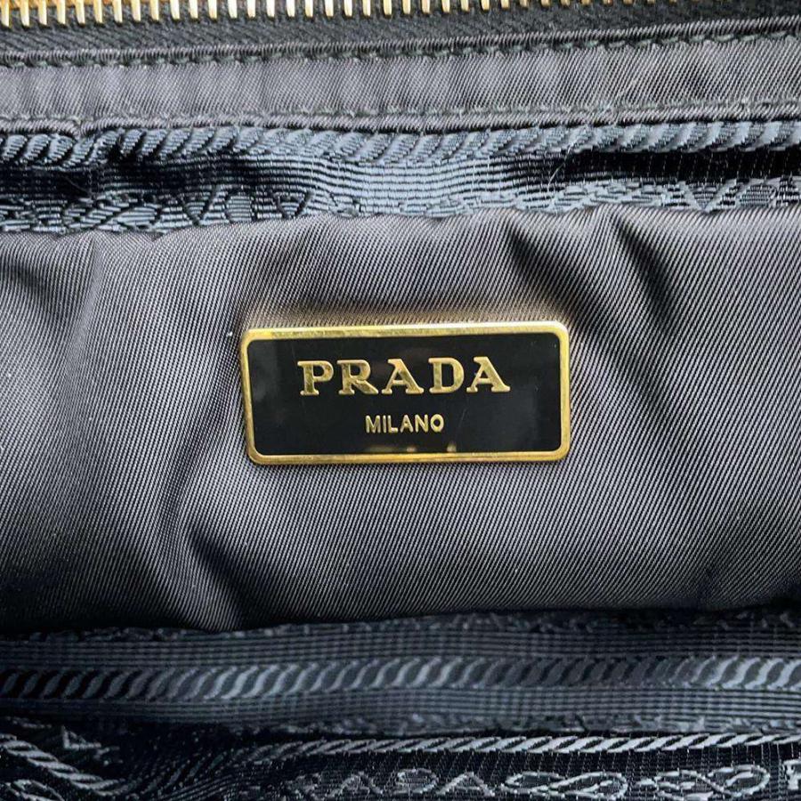プラダ ハンドバッグ ロゴ キルティング リボン ナイロン BN1604 PRADA
