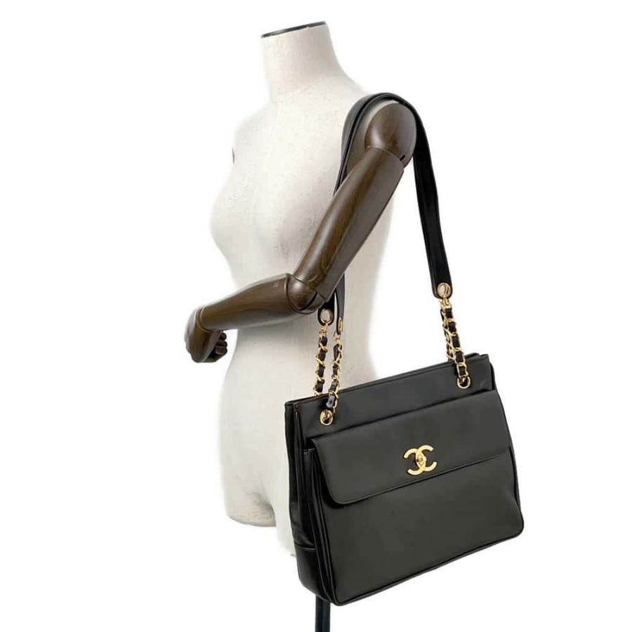シャネル チェーントートバッグ デカココ ラムスキン A03682 CHANEL