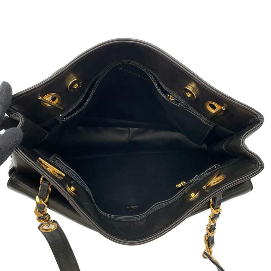 シャネル チェーントートバッグ デカココ ラムスキン A03682 CHANEL