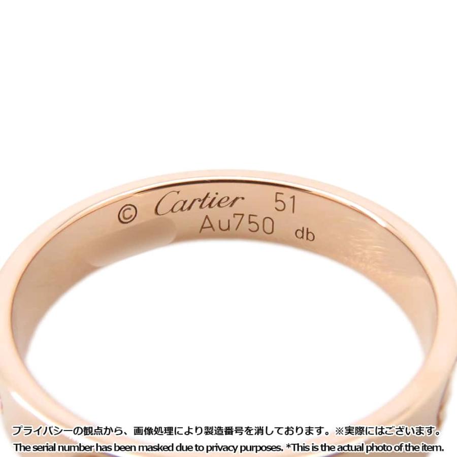 カルティエ リング ミニ ラブ スモールモデル K18PGピンクゴールド 