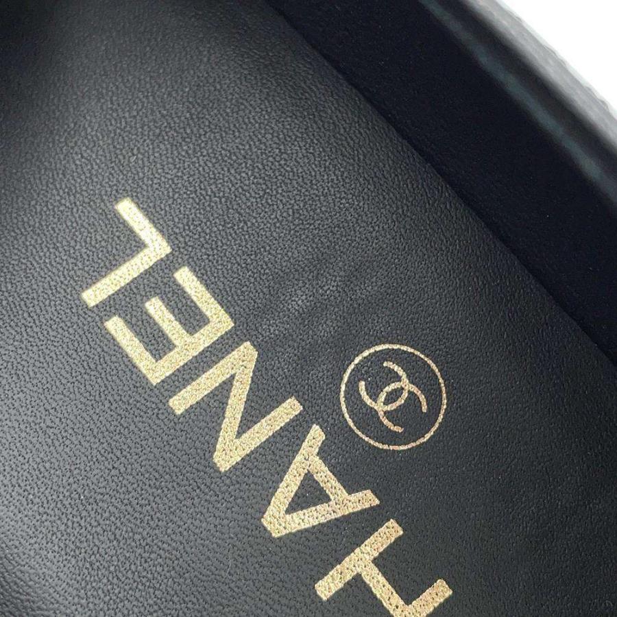 池袋西武購入！シャネル CHANEL ローファー ブラック サイズ38 1/2c