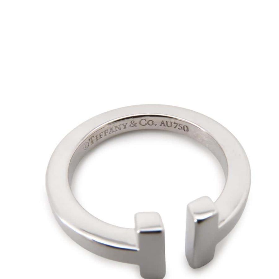 Tiffany & Co.ティファニー リング　T スクエア ホワイトゴールド ティファニー リング Tスクエア K18WGホワイトゴールド リングサイズ約