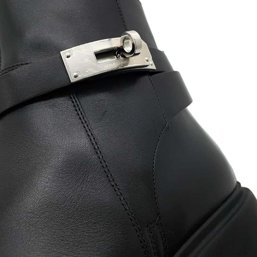 決算セール開催中】エルメス ショートブーツ ヴェオ レザー レディース