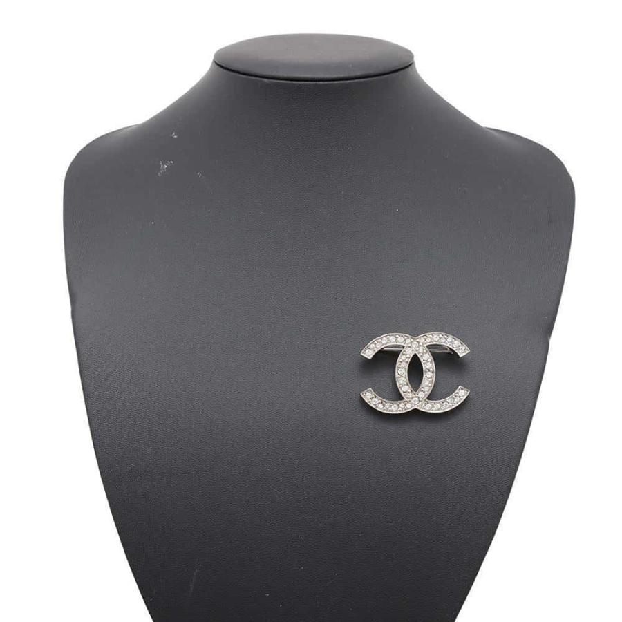 シャネル ブローチ ココマーク ラインストーン 12 C CHANEL