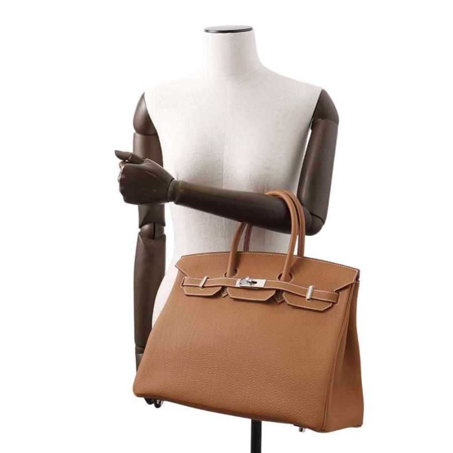 エルメス バーキン35 ゴールド/シルバー金具 トゴ W刻印 HERMES Birkin