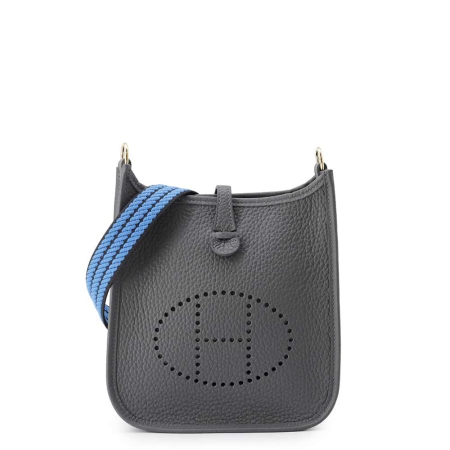 エルメス HERMES ショルダーバッグ エヴリン アマゾン TPM サングルコルダージュ W刻印 2024年 プルノワール ジョーヌミルトン トリヨンクレマンス シルバー金具 【中古】 エルメス エブリンTPM アマゾンサングル コルダージュ アルドワーズ