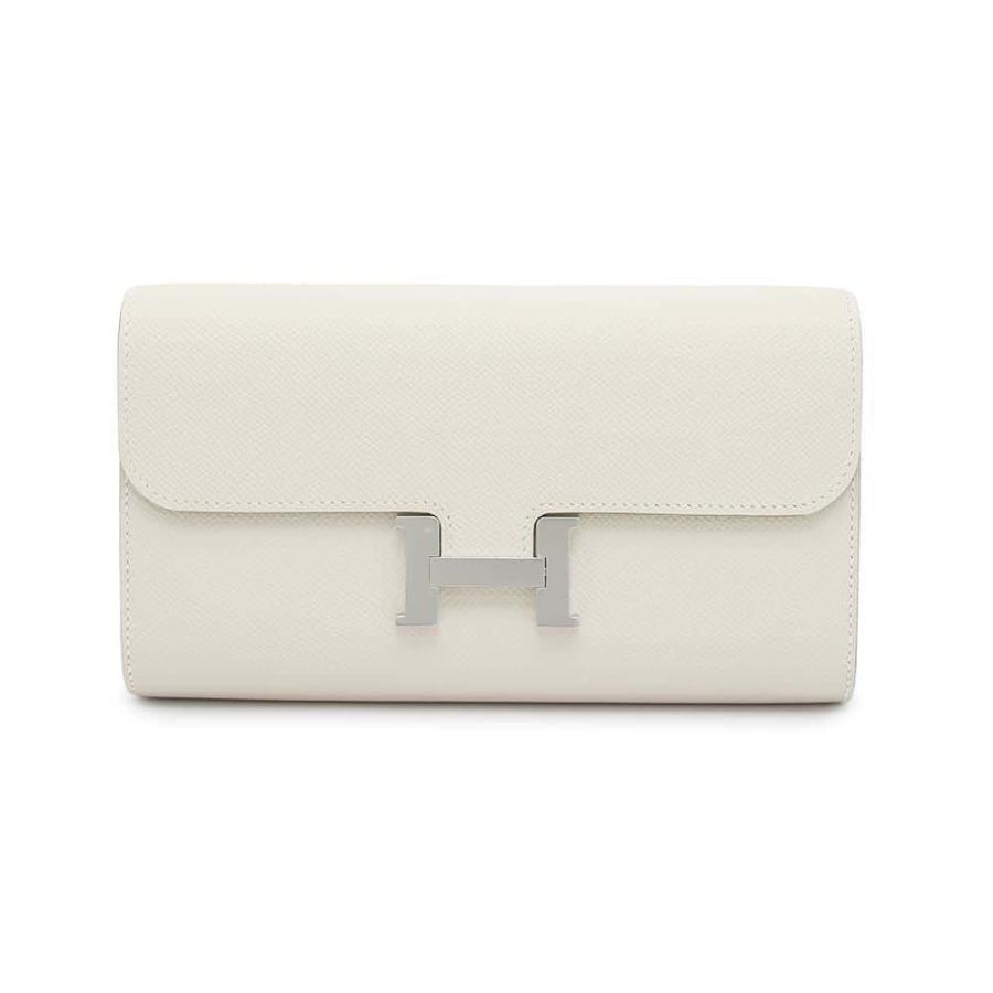 エルメス 長財布 コンスタンス トゥーゴー ロング クレ/シルバー金具 