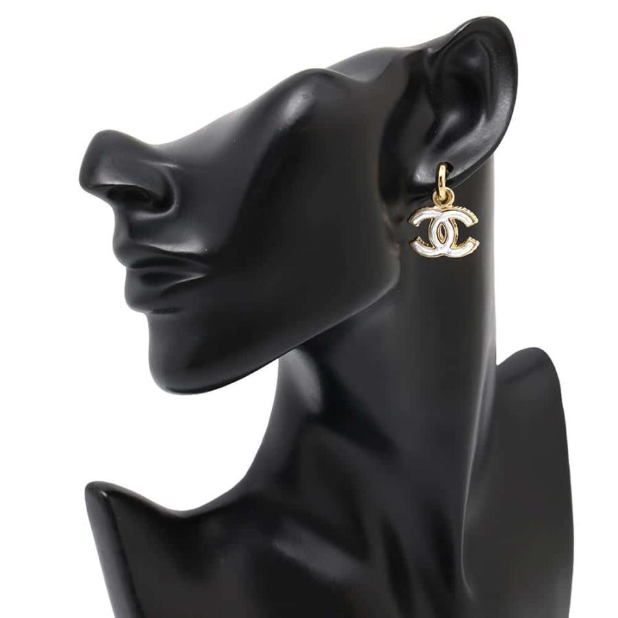 シャネル ピアス ココマーク A23A ABB231 CHANEL アクセサリー 白 
