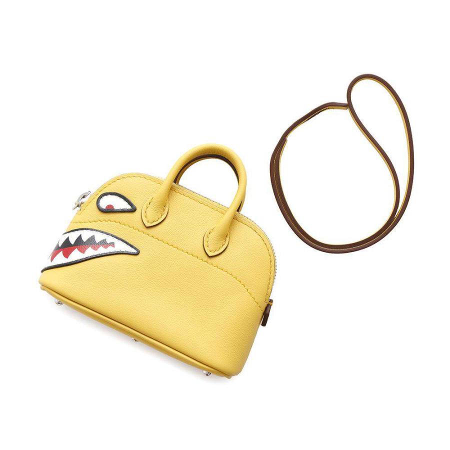 エルメス バッグチャーム ボリード・シャーク サン/シルバー金具 エルメス バッグチャーム ボリード・シャーク サン/シルバー金具