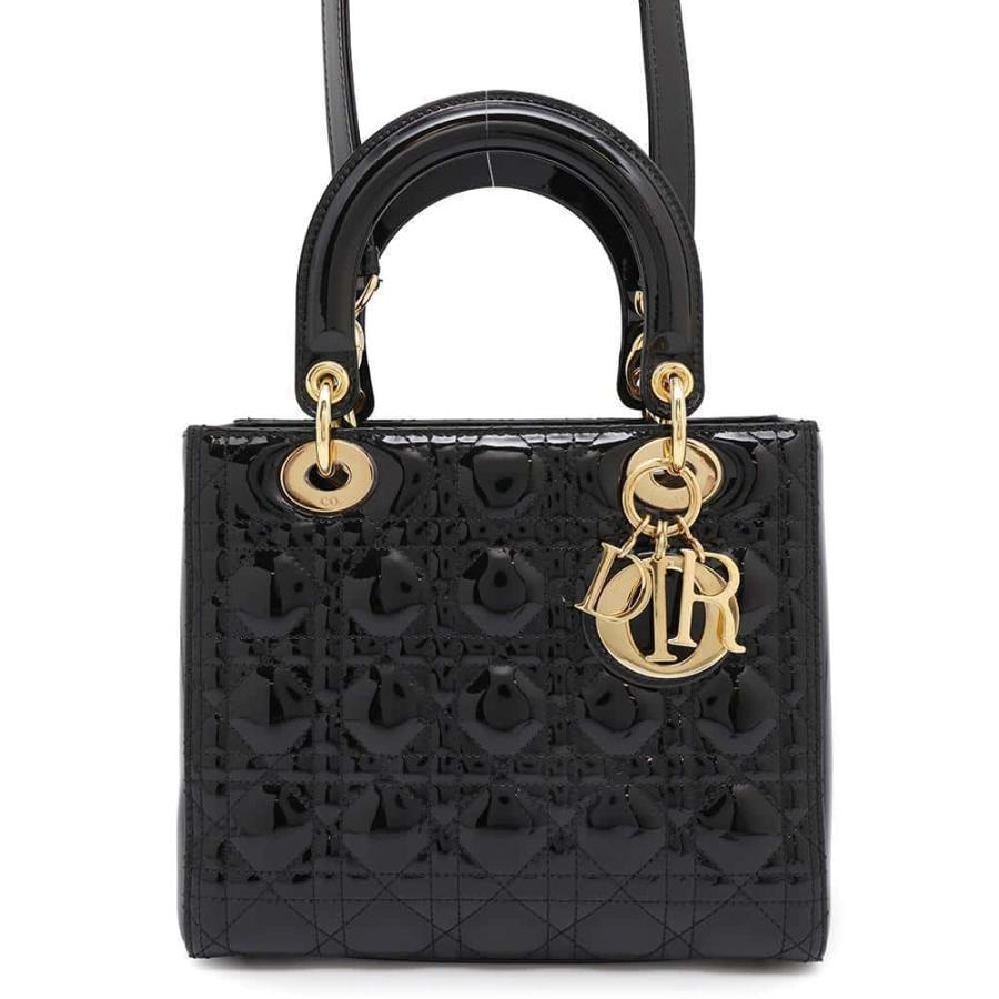 ディオール ハンドバッグ レディディオール カナージュ ミディアム  