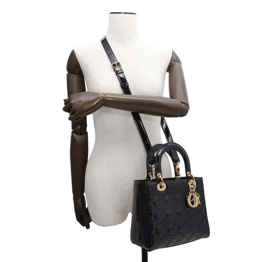 ディオール ハンドバッグ レディディオール カナージュ ミディアム  