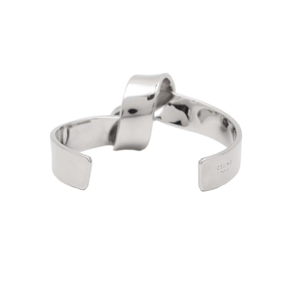 セリーヌ ブレスレット ノット フラット バングル メタル サイズS  