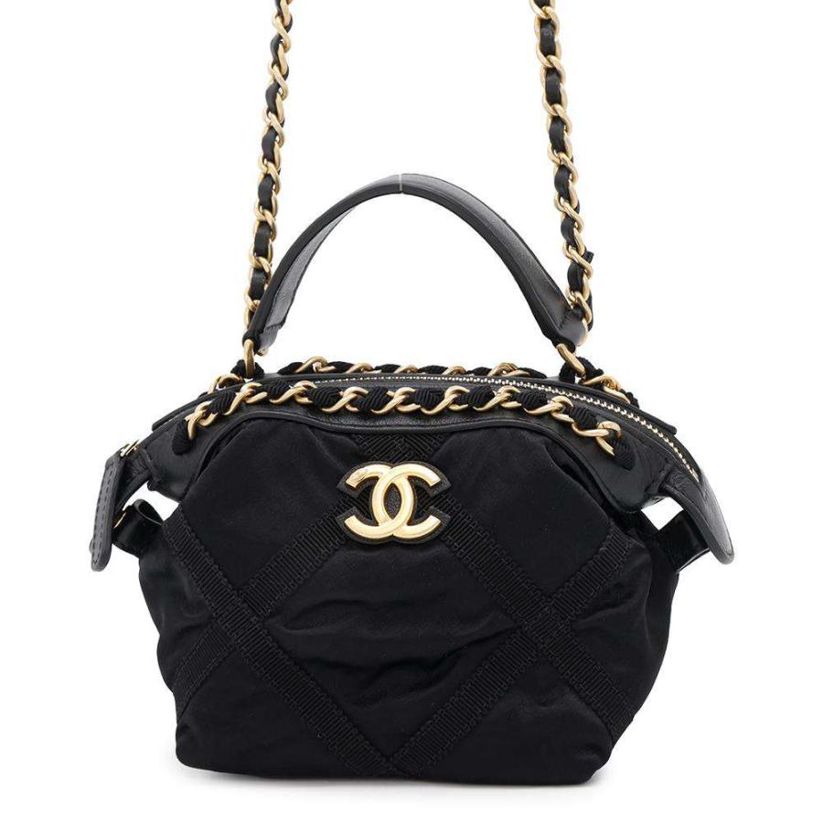 シャネル チェーンショルダーバッグ ココマーク ナイロン AP2669  