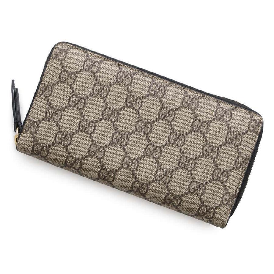 グッチ 長財布 GGスプリーム 410102 GUCCI ラウンドファスナー ロング