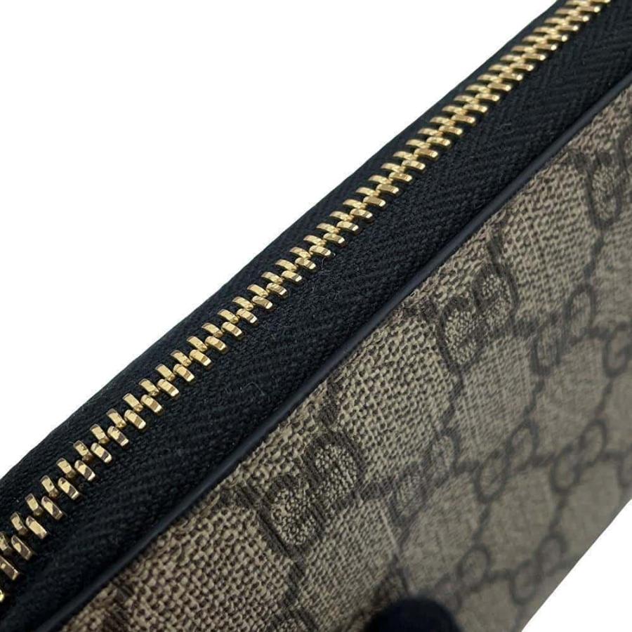 グッチ 長財布 GGスプリーム 410102 GUCCI ラウンドファスナー ロング  