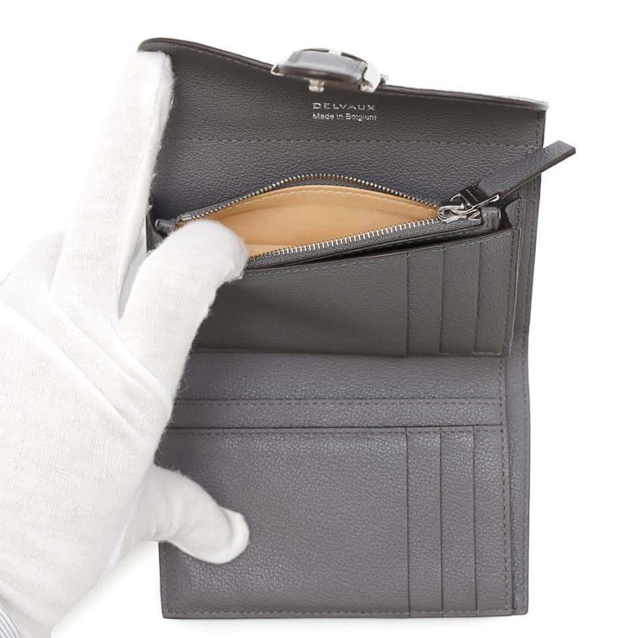 デルヴォー 三つ折り財布 ブリヨン コンパクトウォレット 