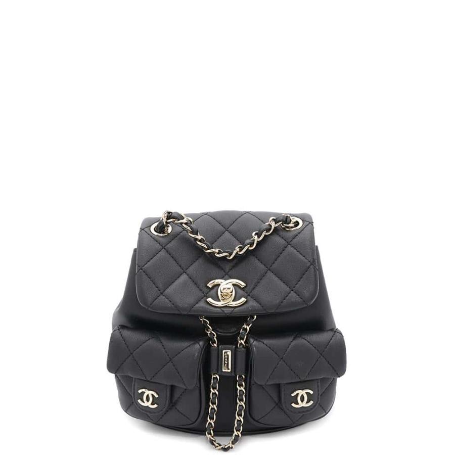 ◇即日発送◇ CHANELラムスキン マトラッセスモールバックパック ノベルティ シャネル リュック マトラッセ ココマーク スモール ラムスキン AS3787