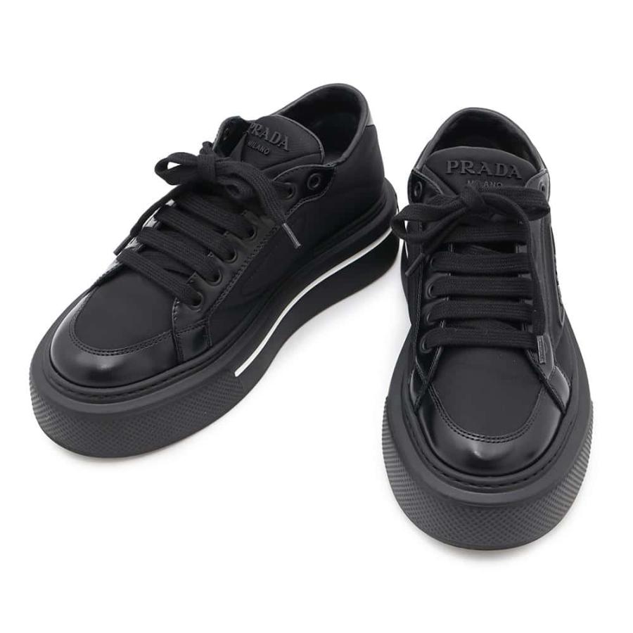 プラダ スニーカー ローカット Re-Nylon ロゴ レディースサイズ35 1/2 
