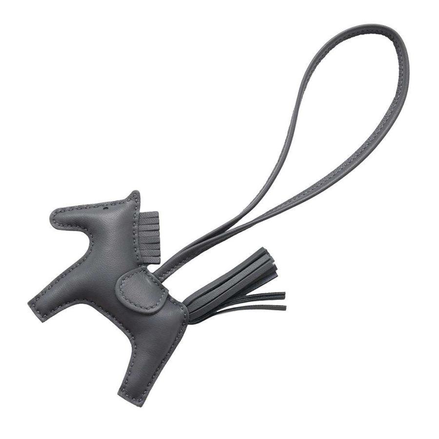 エルメス バッグチャーム ロデオ PM アルドワーズ ラムスキン W刻印  