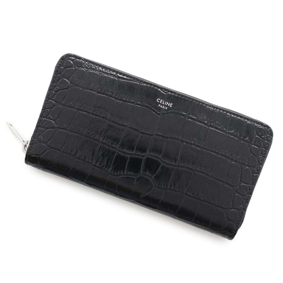 CELINE／セリーヌ】 クロコ型長財布10B553CUV.38SI
