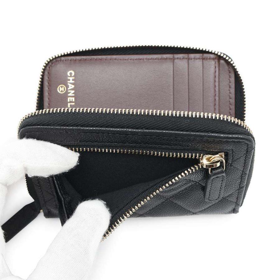 シャネル 二つ折り財布 マトラッセ スモールウォレット ココマーク  