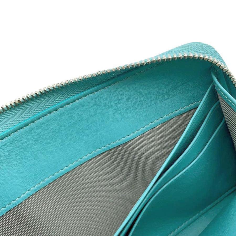 ティファニー 長財布 レザー Tiffany&Co. ロングウォレット ラウンド