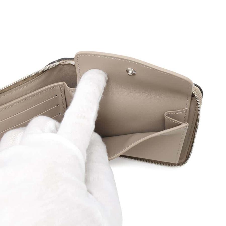 ルイヴィトン 二つ折り財布 モノグラム・マヒナ ジッピー・コンパクト