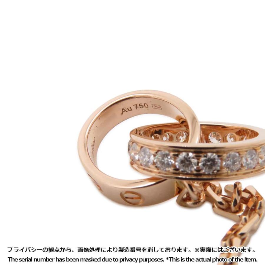 カルティエ ネックレス ベビーラブ ラブネックレス セミパヴェ