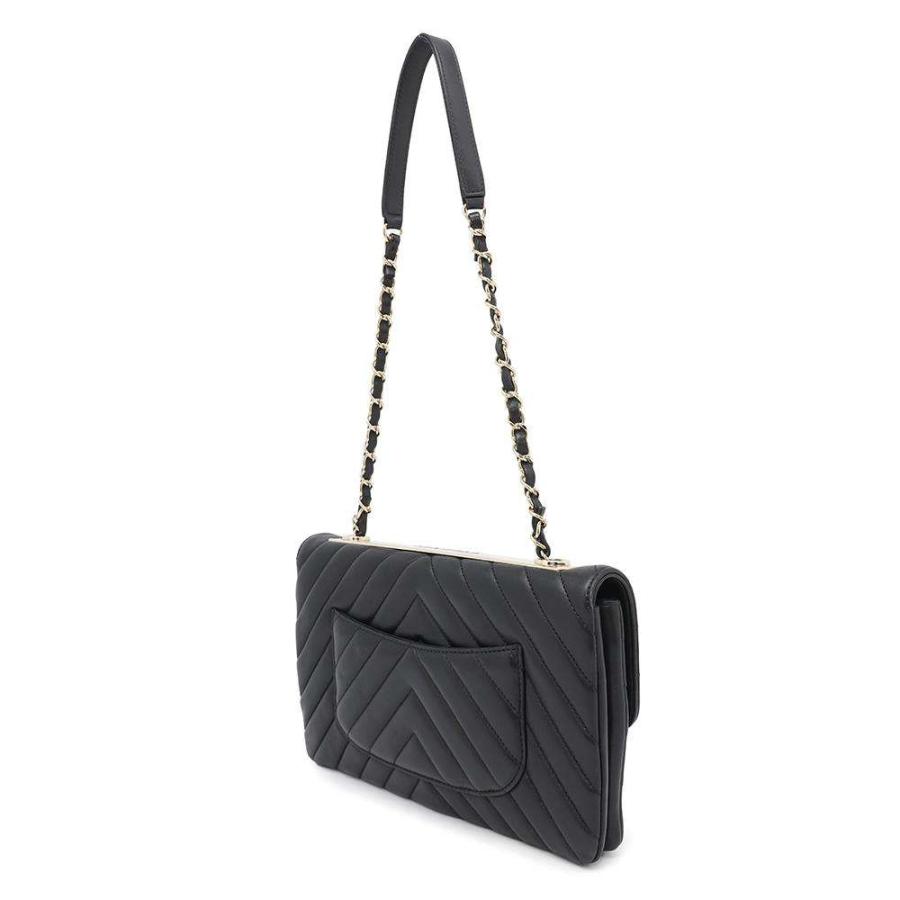 シャネル チェーンショルダーバッグ トレンディCC シェブロン ココ  