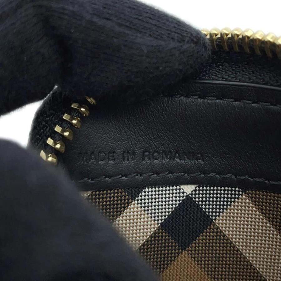バーバリー コインケース ジップアラウンドレザーウォレット BURBERRY