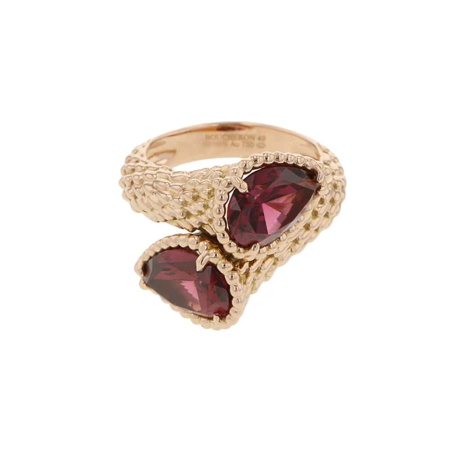 ブシュロン リング セルパンボエム トワエモア ロードライトガーネット