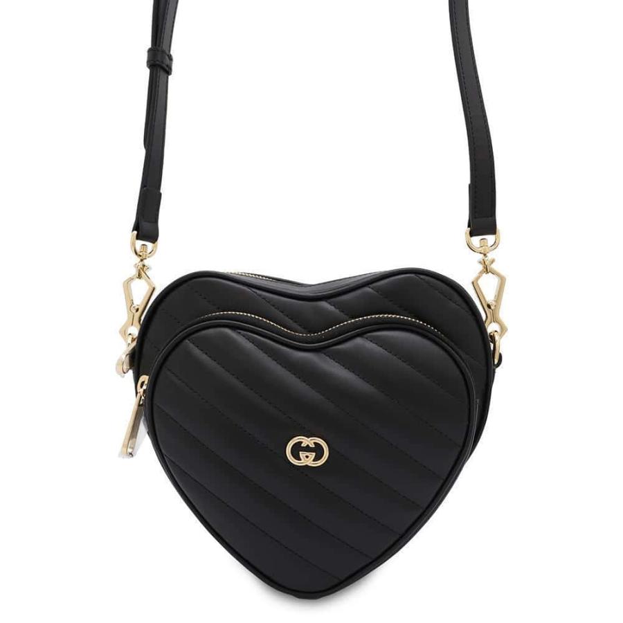 グッチ ショルダーバッグ インターロッキングG ハート レザー 751628
