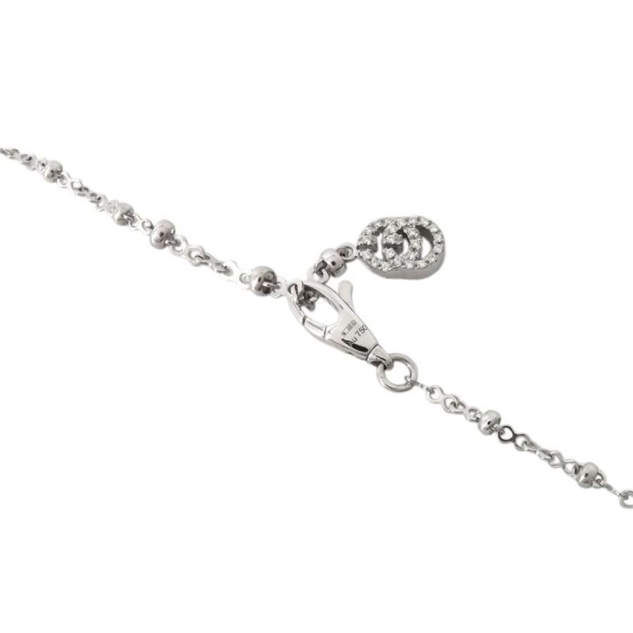 グッチ ブレスレット フローラ GGチャーム ダイヤ 64P 計約0.22ct