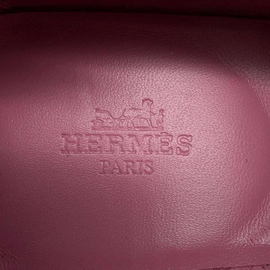エルメス モカシン パリ スエード レディースサイズ38 HERMES 靴