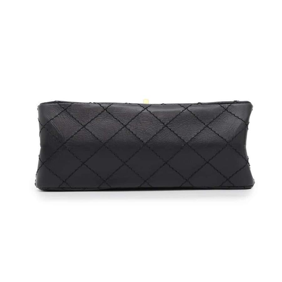 シャネル チェーンショルダーバッグ マトラッセ 2.55 ミニ ラムスキン AS0874 CHANEL 黒 シャネル チェーンショルダーバッグ マトラッセ 2.55 ミニ 型押し