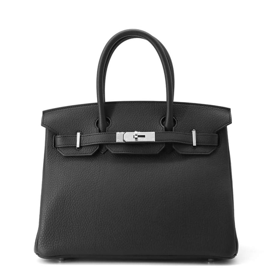 lien　美品 エルメス バーキン30 黒 シルバー エルメス バーキン30 ブラック/シルバー金具 トゴ K刻印 HERMES Birkin
