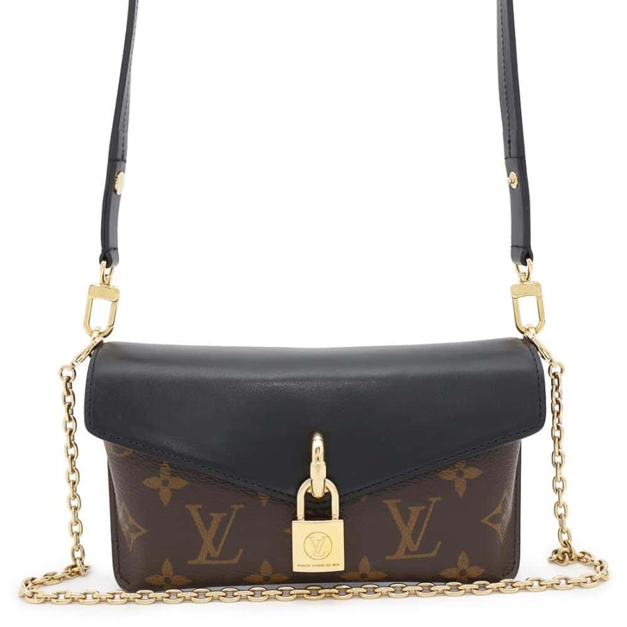 ルイヴィトン LOUIS VUITTON ショルダーバッグ パドロックオンストラップ モノグラム M80559 レザー 2WAYバッグ チェーンバッグ 新品 h-e409 ルイヴィトン ショルダーバッグ モノグラム パドロック・オン